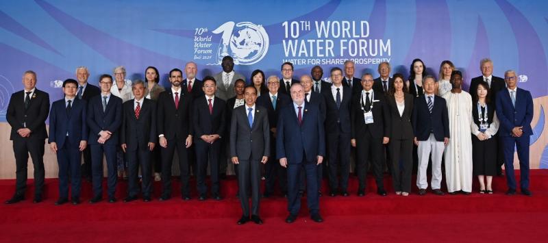 افتتاح المنتدى العالمي العاشر للمياه تحت شعار «الماء من أجل الازدهار المشترك»