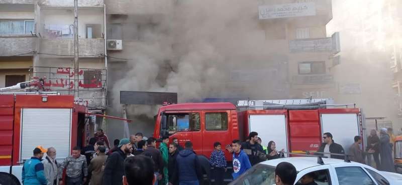 انتداب المعمل الجنائي لمعاينة حريق داخل شقة سكنية بالسيدة زينب