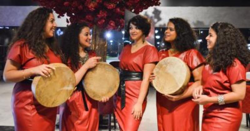 فرقة «طبلة الست» تحيي حفلًا على مسرح ساقية الصاوي