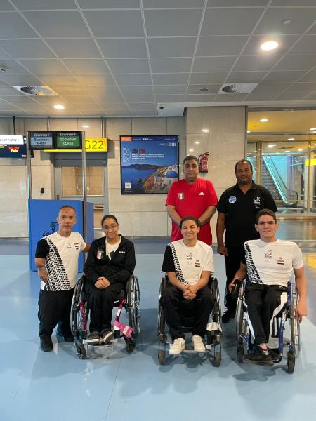 منتخب السباحة البارالمبي يغادر إلى فرنسا للمشاركة في بطولة ليموج الدولية