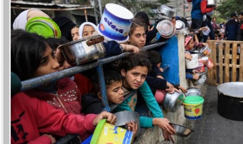 أطفال غزة يعانون من الفقر الغذائي الحاد