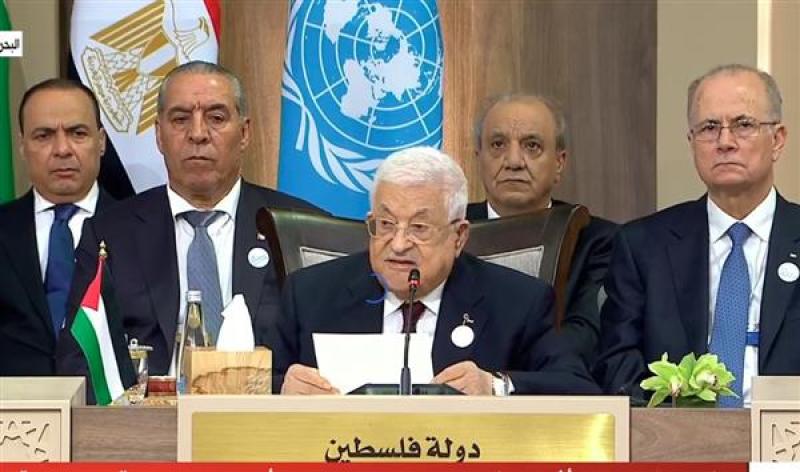 أبومازن: أشكر الرئيس السيسي والملك عبدالله وجوتيريش على عقد ”مؤتمر الاستجابة الإنسانية الطارئة في غزة”