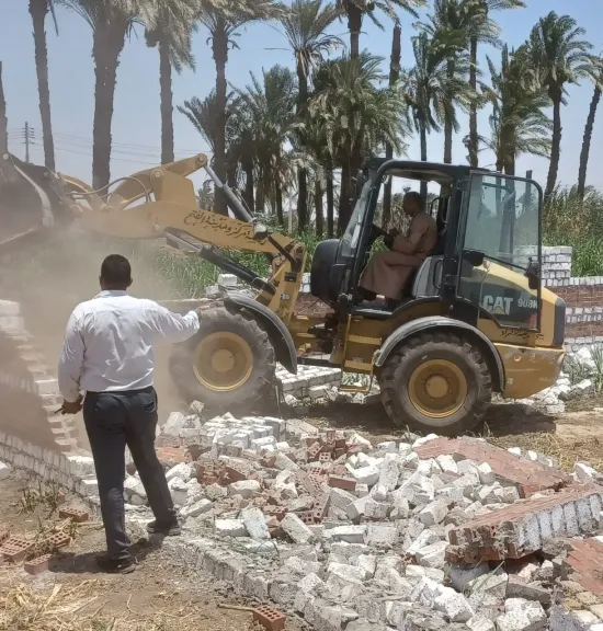 عد التعدي على أملاك الدولة.. أجهزة البحيرة تتعامل بقوة
