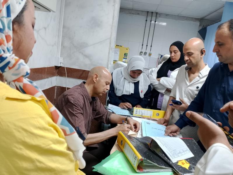 مسعود يتفقد الخدمات الطبية بمستشفى أبوحماد المركزي بالشرقية