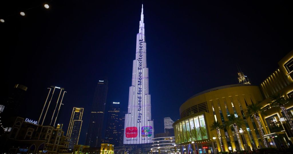 برج خليفة يتوهّج لإبراز جهود متجر HUAWEI AppGallery و ”يلا لودو” في دعم ألعاب الهاتف المحمول والوصول بها إلى آفاق جديدة