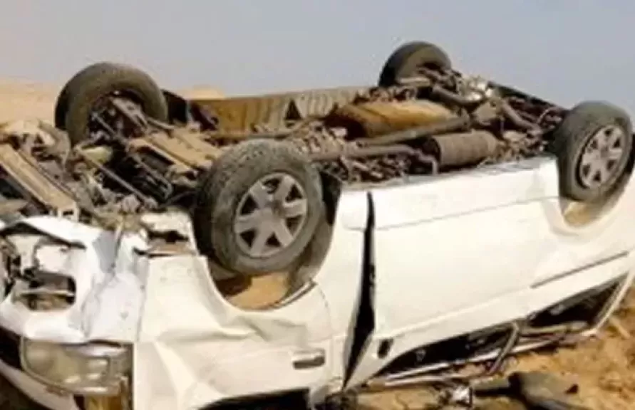 مصرع سائق في انقلاب سيارة ربع نقل بالطريق الصحراوي بسوهاج