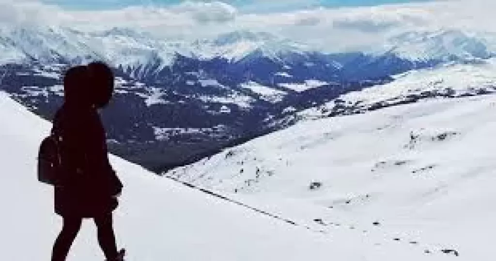 الجليد في سويسرا