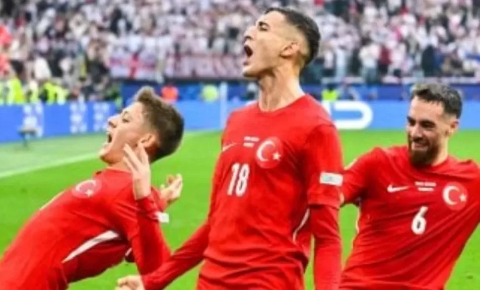 تركيا تتقدم فى الشوط الأول على النمسا 1-0 فى يورو 2024