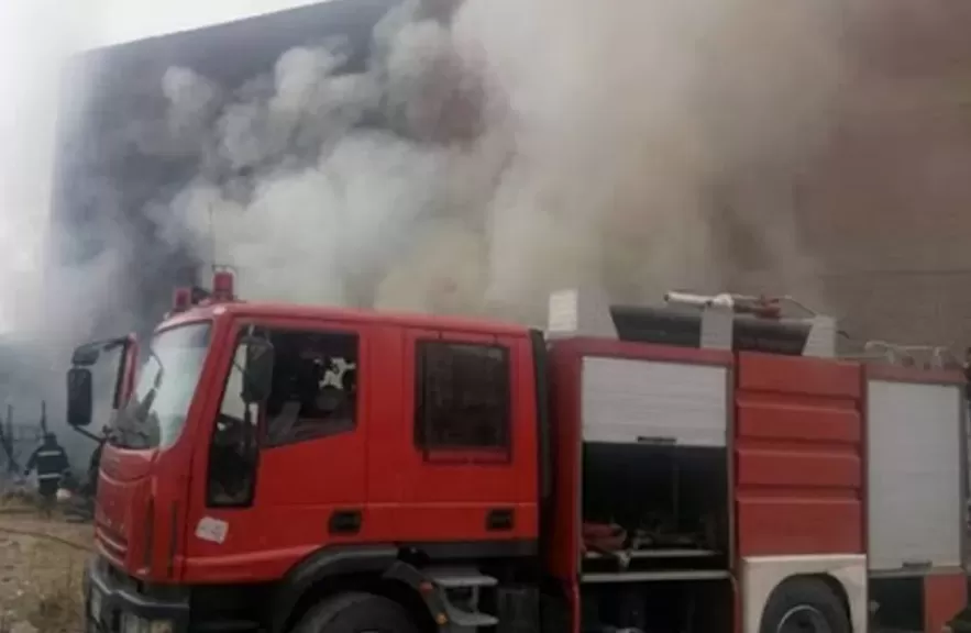 اختناق 3شخاص في حريق معرض «النساجون الشرقيون» بالمعادي