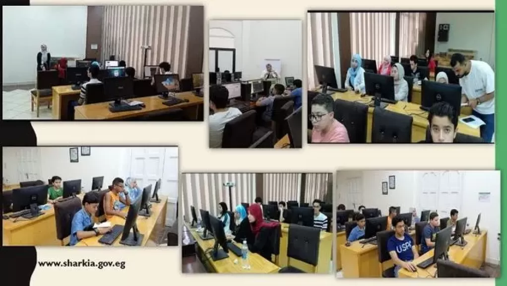 دورة تدريبية بعنوان  أشبال مصر الرقمية بمركزالتدريب بالشرقية