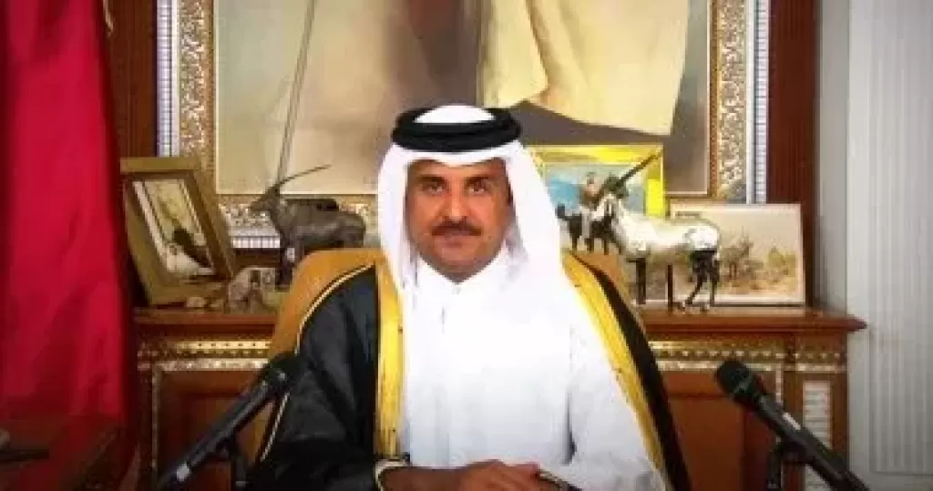 أمير قطر يهنئ الرئيس السيسى بذكرى ثورة يوليو