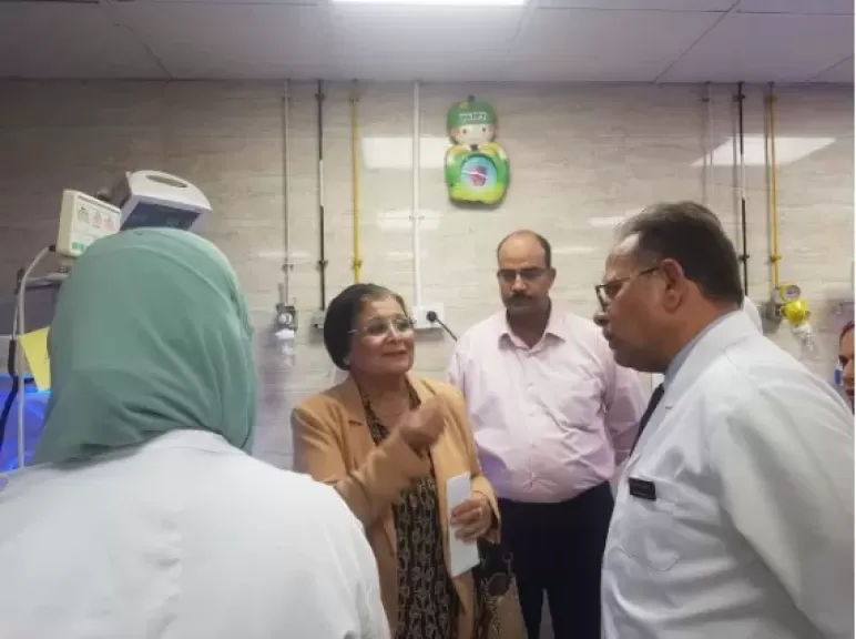 نائب وزير الصحة تتفقد مستشفى سوهاج العام وتشيد بجهود تلافي الولادات القيصرية غير المبررة طبيًا |صور