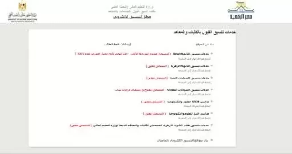 مؤشرات تنسيق الثانوية العامة.. 91 كلية للحاسبات والذكاء الاصطناعى