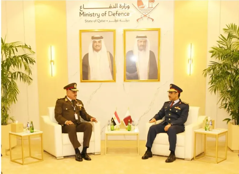 الفريق أحمد خليفة يعود إلى أرض الوطن عقب مشاركته فى فعاليات معرض ومؤتمر الدوحة للدفاع البحرى ” ديمدكس -2026 ” |صور