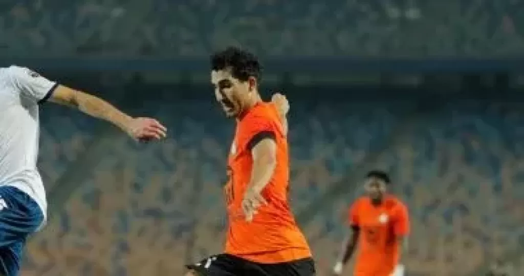 احمد مدبولى لاعب فريق البنك الاهلى