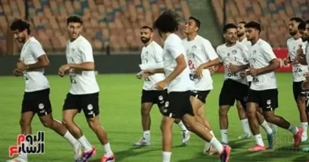 منتخب مصر يخوض مرانه الأخير استعدادا لمواجهة كاب فيردي