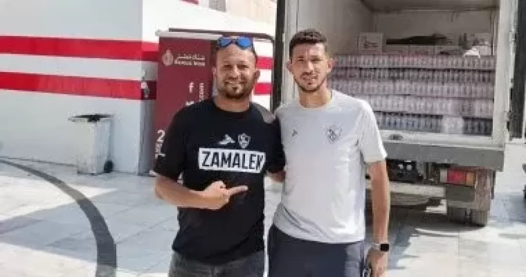 تداول صورة لـ أحمد فتوح بعد وصوله إلى نادى الزمالك