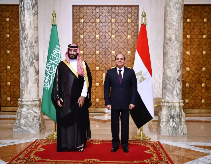 الرئيس السيسي ومحمد بن سلمان 