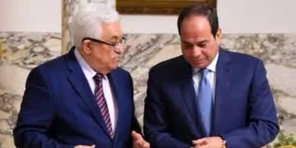 السيسي والرئيس الفلسطيني 