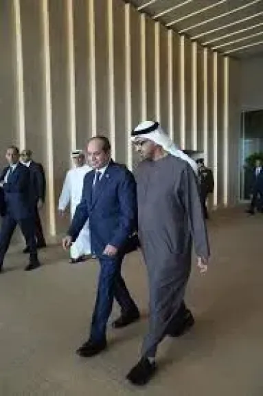 السيسى يضع مع بن زايد خطة إيقاف الحرب على غزة.. طلب عاجل إلى إسرائيل
