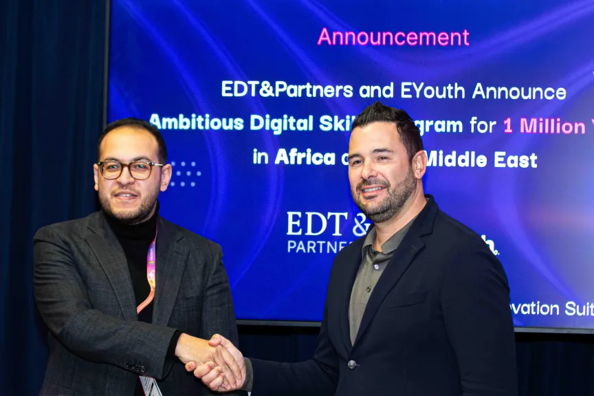 شراكة بين EDTamp;Partners وEyouth لتطوير المهارات الرقمية لمليون شاب باستثمارات 6 ملايين دولار