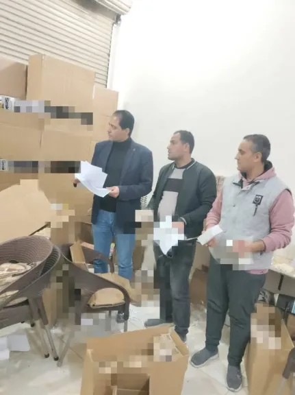 ضبط 1600 كيلو ورق بفره بمصنع سجائر مجهولة المصدر بدمنهور