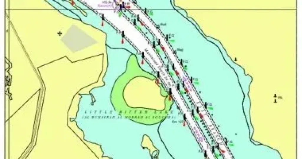 خرائط ملاحية جديدة لقناة السويس