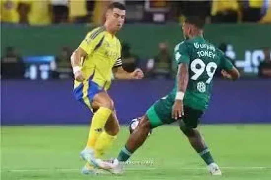 تأجيل انطلاق مباراة الوحدة ضد النصر فى الدورى السعودى ساعة لتأخر وصول ”العالمى”