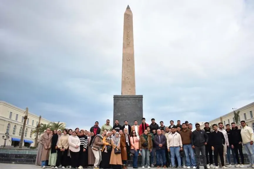 زيارة ميدانية لطلاب معهد الهندسة والتكنولوجيا بالإسكندرية لمدينة العلمين الجديدة