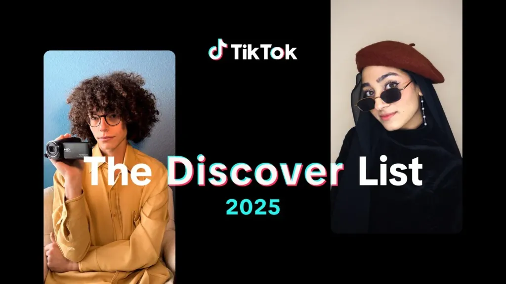 The Discover List تعرّف على قائمة المبدعين على تيك توك لعام 2025