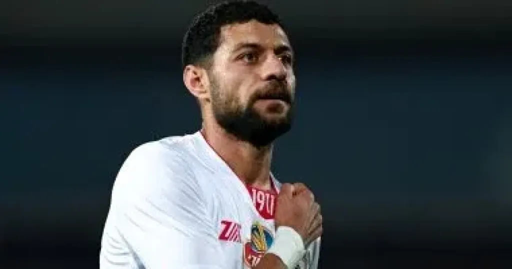 مصطفى شلبى لاعب الزمالك