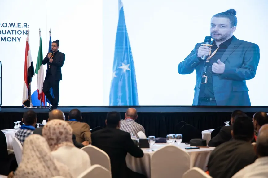 حفل استقبال لبرنامج المدارس الإفريقية لكرة القدم بالقاهرة بتنظيم ”وكالة أنسيبشن للدعاية والإعلان”