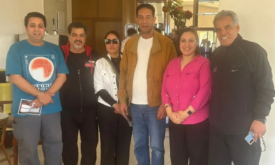 المخرج سعد المغربي يستقبل فرقة المسرح المصري المشاركة  بعرض “الست” في مونديال المسرح المغاربي بليبيا