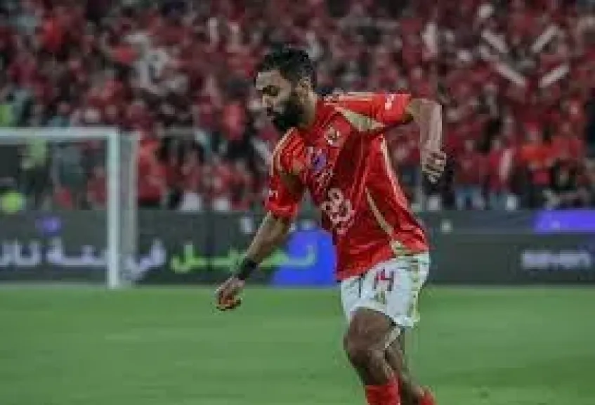 حسين الشحات يحرز الهدف الرابع للأهلى فى شباك حرس الحدود بالدقيقة 73