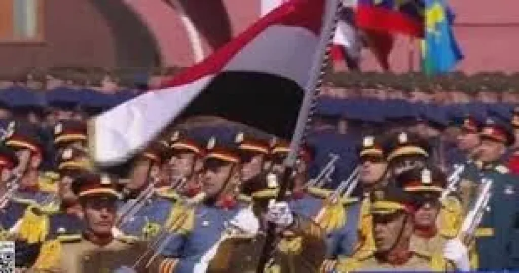 القوات المصرية تشارك فى عروض احتفالات الذكرى الـ80 لعيد النصر بموسكو