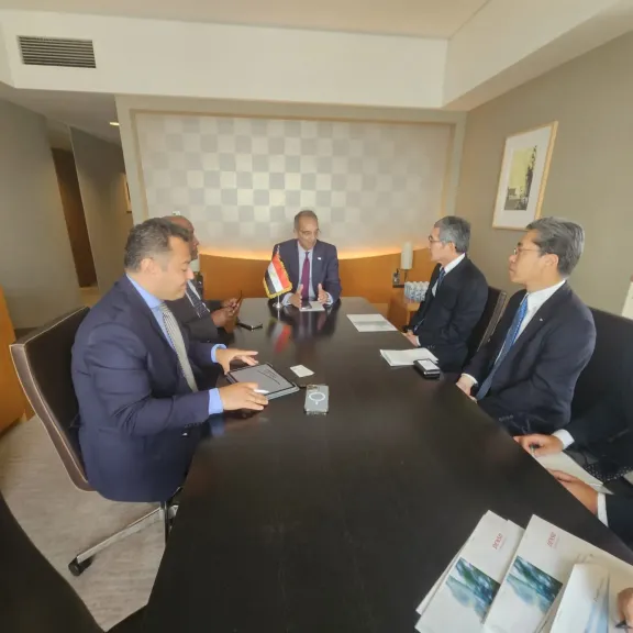 وزير الاتصالات. يبحث مع رئيس الوكالة اليابانية للتعاون الدولى ”جايكا”  تعزيز سبل التعاون
