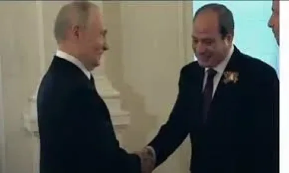 رئاسة الجمهورية: الرئيس السيسى يشارك بحفل عيد النصر ومأدبة غداء بوتين للرؤساء