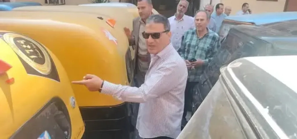 ”31 ”توك توك مخالف في قبضة حملة بكوم حمادة بقيادة رئيس المدينة