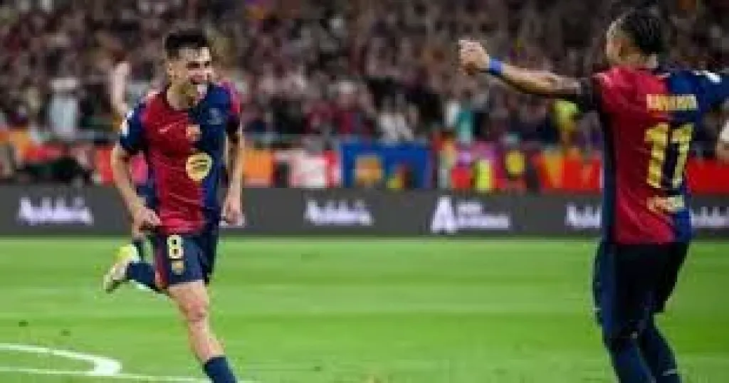 برشلونة يسجل هدفين في دقيقتين ويتقدم على ريال مدريد 3-2