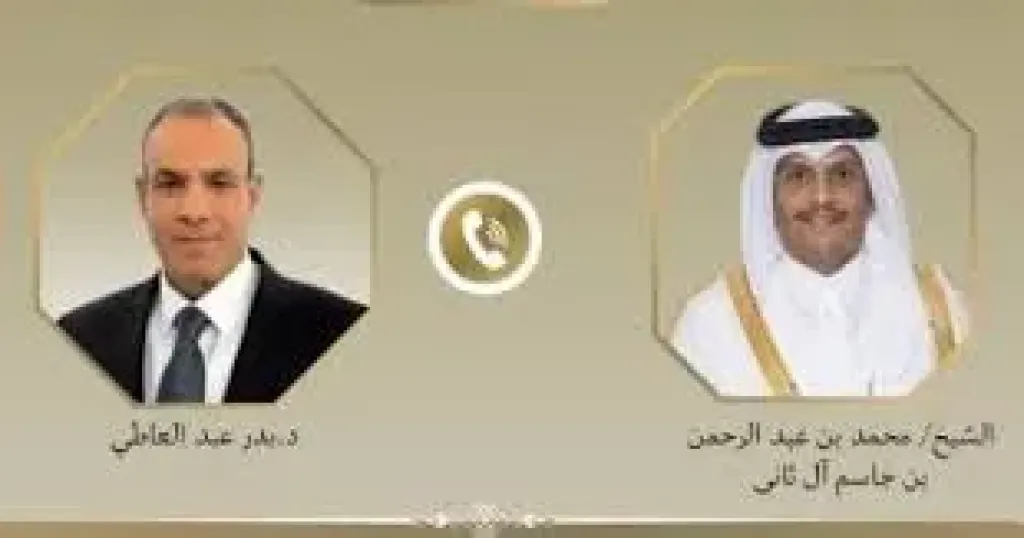 اتصال هاتفي بين وزير الخارجية والهجرة ونظيره القطرى حول اتفاق غزة