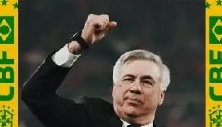 رسمياً.. أنشيلوتي مدرباً لمنتخب البرازيل حتى مونديال 2026