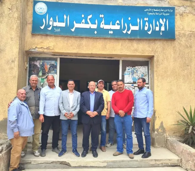وكيل وزارة الزراعية لمديرية  الإدارات الزراعية سرعة صرف الكيماوي للمزارعين  مع بداية الموسم الصيفى