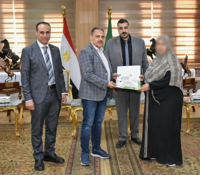 إحتفالاً باليوم العالمي لأنيميا البحر المتوسط.. محافظ الشرقية يُكرم  مرضي الثلاسيميا