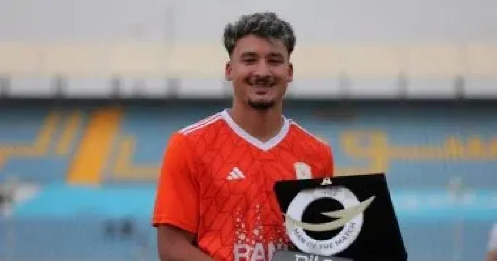 أحمد شريف رجل مباراة فاركو والمصرى بدورى nile