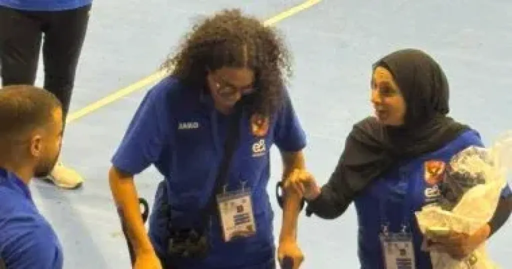 فرح الشاذلي تساند سيدات يد الأهلي في نهائي السوبر الأفريقي