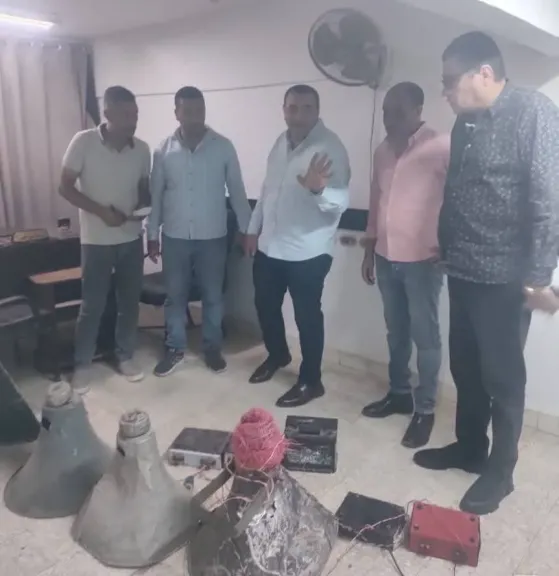 ”كفر الدوار” تواصل حملاتها لمصادرة مكبرات الصوت  بجميع احياء المدينة بقيادة رئيس المدينة