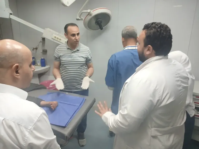إقالة مديرا الاستقبال ومكافحة العدوة فى مرور لوكيل الوزارة  لمستشفى ابوحماد