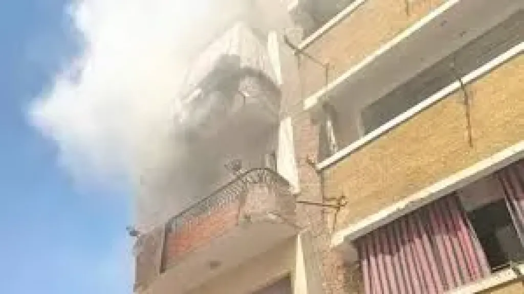 إخماد حريق داخل شقة سكنية فى الزاوية الحمراء دون إصابات