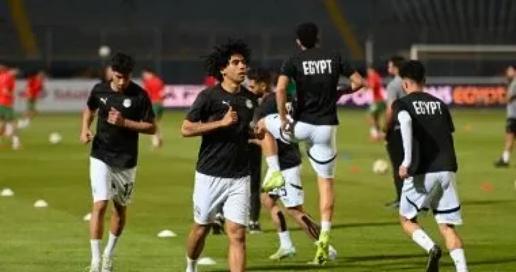 منتخب الشباب ينهى عمليات الإحماء استعدادا لمواجهة المغرب.. صور