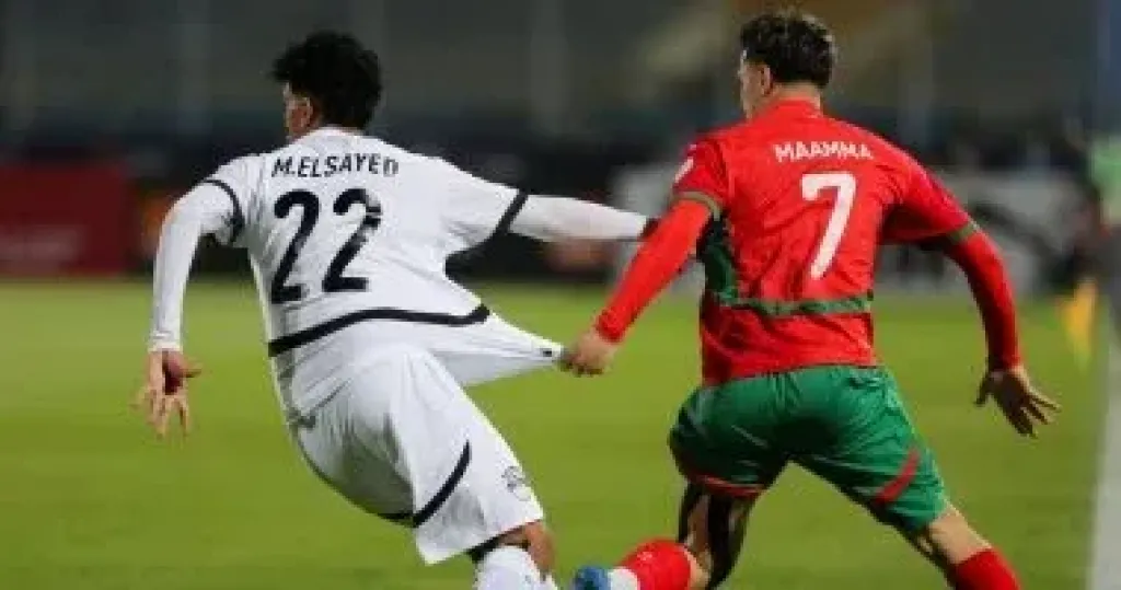 هدف فوز المغرب على مصر فى نصف نهائي أمم أفريقيا للشباب.. فيديو